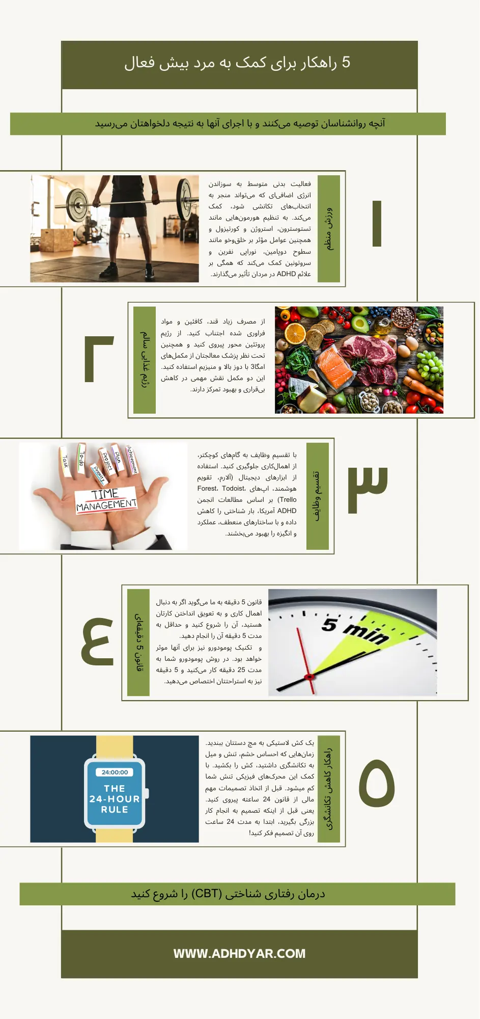 راهنمای کمک به مرد بیش فعال