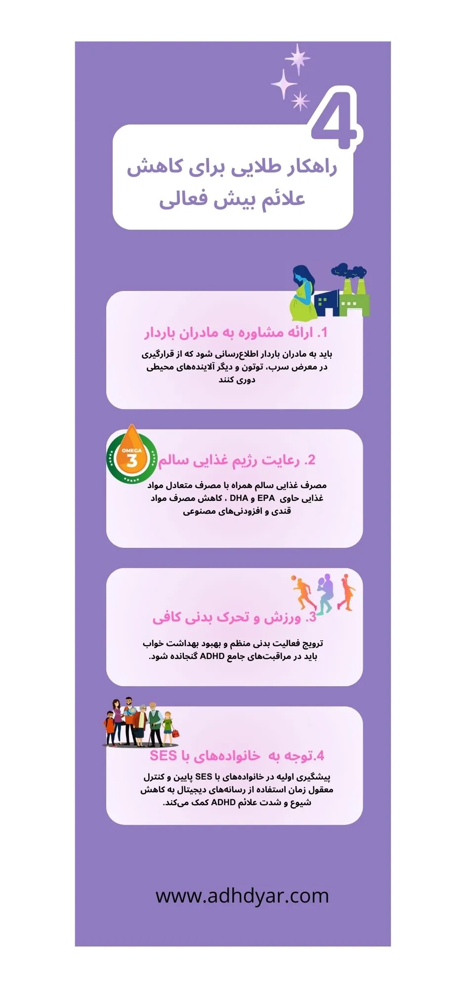 چطور مهمترین علائم بیش فعالی را کاهش دهیم؟
