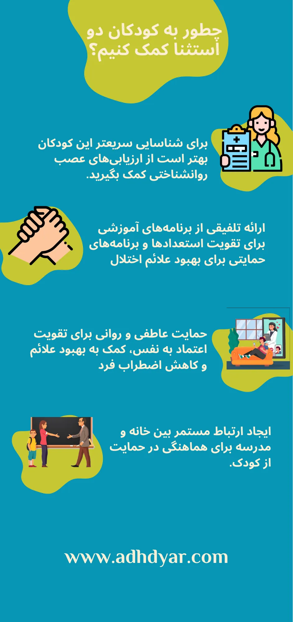 کودکان دو استثنا adhd و نابغه